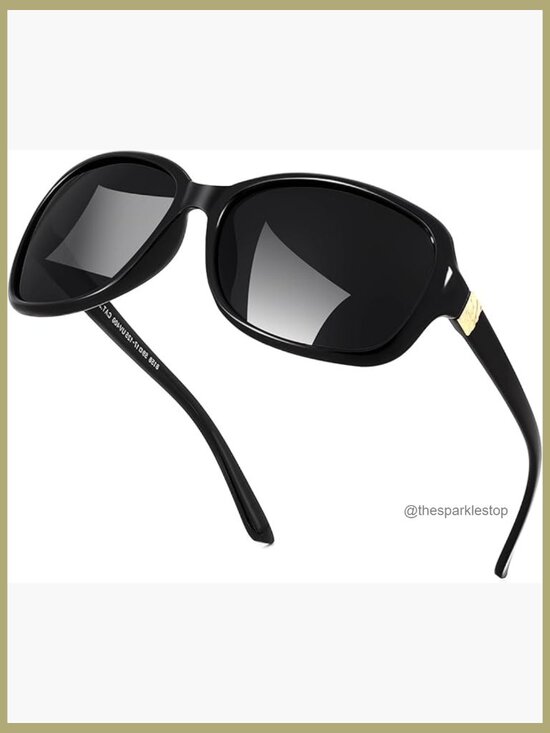 Polarized Vintage Square Wraparound Sunglasses UV400 Protection main image 4